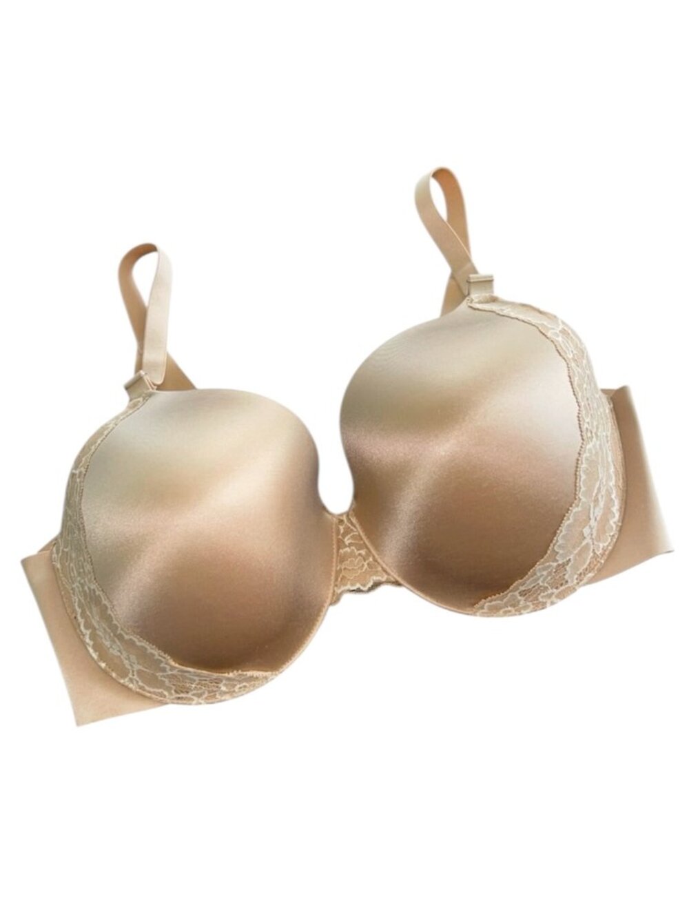 SOMA Bra Vanishing back Perfect coverage Underwire Lace trim 38DD/38E Like New